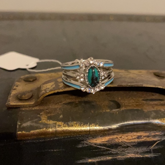 Turquoise stackable ring - Picture 4 of 7